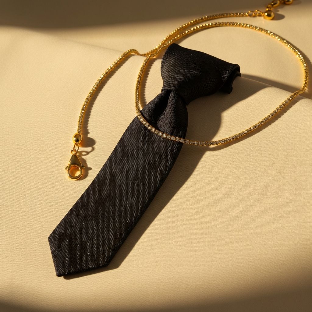 The Posture Collection - Luxury necktie necklace